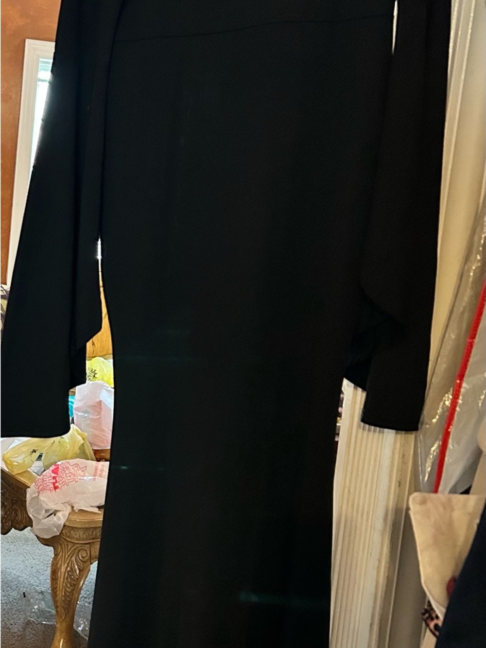Costume Black Long Sleeve Women's Dress with small snag